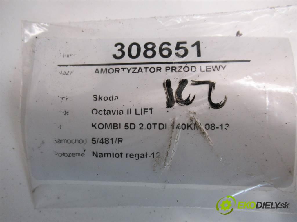 Skoda Octavia II LIFT  2011 103 kW KOMBI 5D 2.0TDI 140KM 08-13 2000 Tlmič predný ľavy 1T0413031HM (Ostatné)