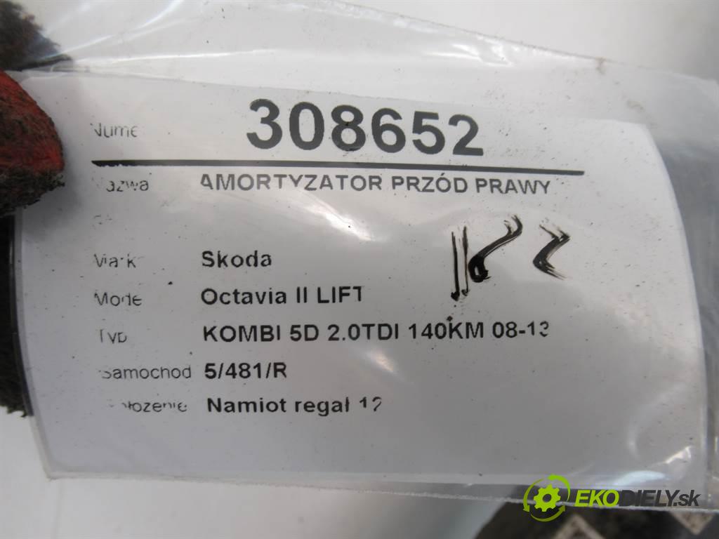 Skoda Octavia II LIFT  2011 103 kW KOMBI 5D 2.0TDI 140KM 08-13 2000 Tlmič predný pravy 1T0413031HM (Ostatné)