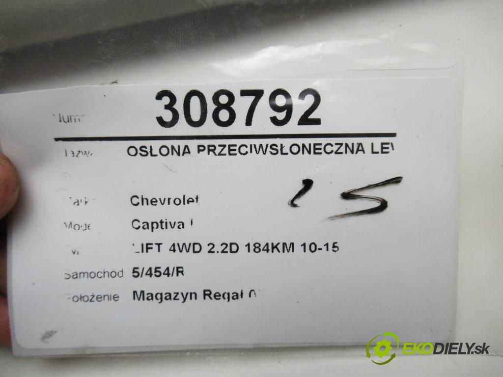Chevrolet Captiva I   2013 135kW LIFT 4WD 2.2D 184KM 10-15 2231 Clona slnečná ľavá strana  (Ostatné)