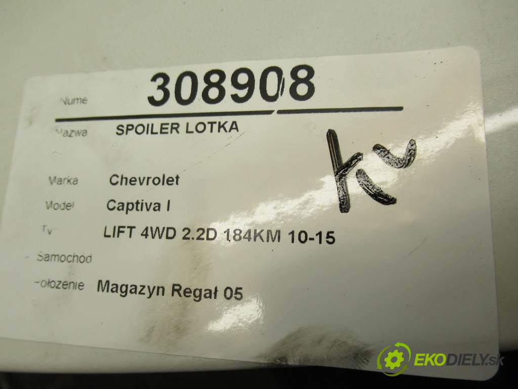 Chevrolet Captiva I     LIFT 4WD 2.2D 184KM 10-15  Spoiler křídlo  (Spoilery)