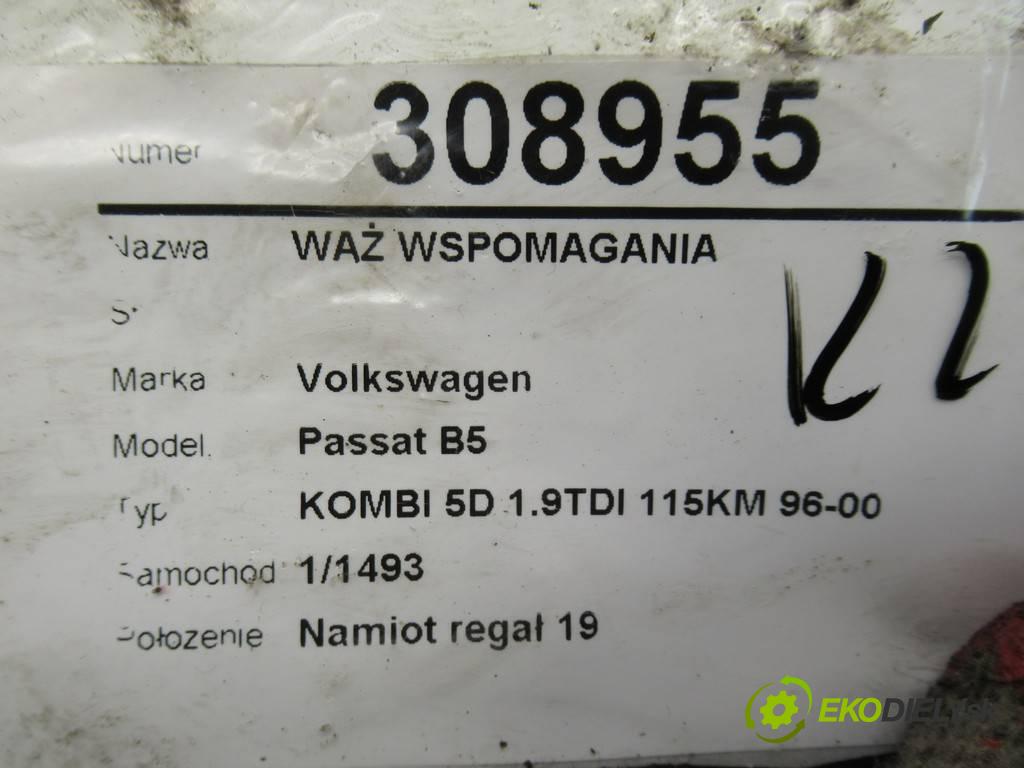 Volkswagen Passat B5  1999 85 kW KOMBI 5D 1.9TDI 115KM 96-00 1900 hadica servočerpadlo  (Rúrky, hadice servočerpadla)