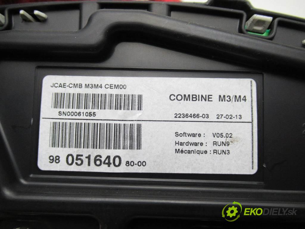 Citroen C-Elysse II  2013 85 kW SEDAN 4D 1.6VTI 115KM 12-16 1600 Prístrojovka 9805164080 (Prístrojové dosky, displeje)