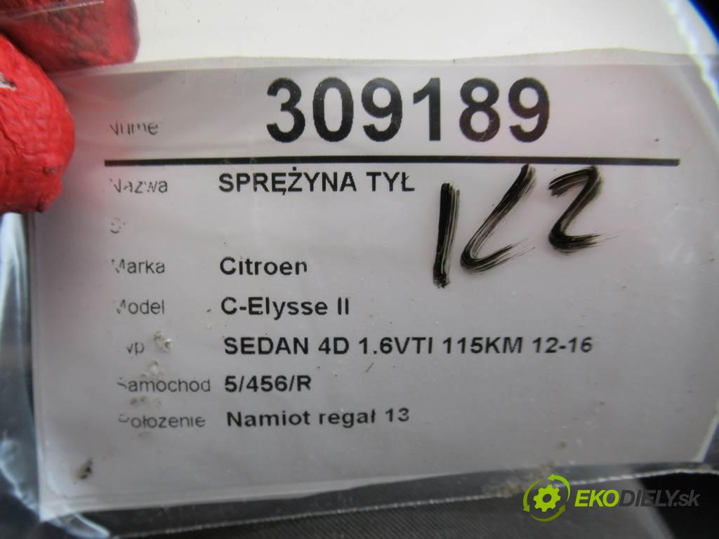 Citroen C-Elysse II  2013 85 kW SEDAN 4D 1.6VTI 115KM 12-16 1600 Pružina zad  (Ostatné)