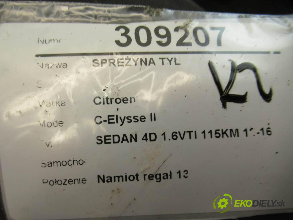 Citroen C-Elysse II    SEDAN 4D 1.6VTI 115KM 12-16  Pružina zad  (Ostatné)