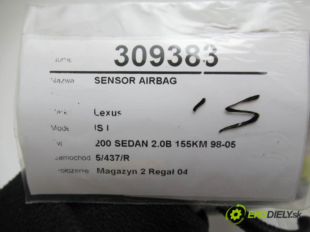 Lexus IS I  2001 114 kW 200 SEDAN 2.0B 155KM 98-05 2000 senzor airbag 89170-53020 (Snímače)