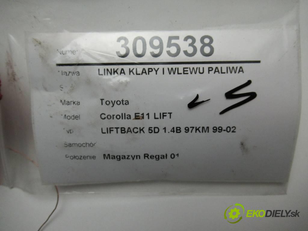 Toyota Corolla E11 LIFT    LIFTBACK 5D 1.4B 97KM 99-02  Lanko dverí I nádrže paliva