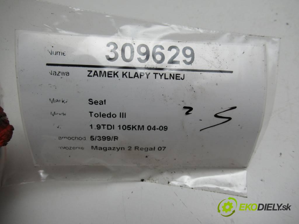 Seat Toledo III  2007 77 kW 1.9TDI 105KM 04-09 1900 zámok dveří zadní část 5P5827505