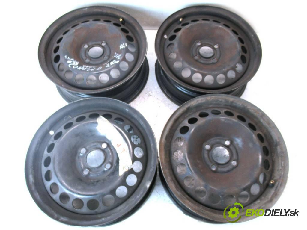 Opel Corsa D     15 6J 4X100 ET39  disky plechové 15  (Plechové)