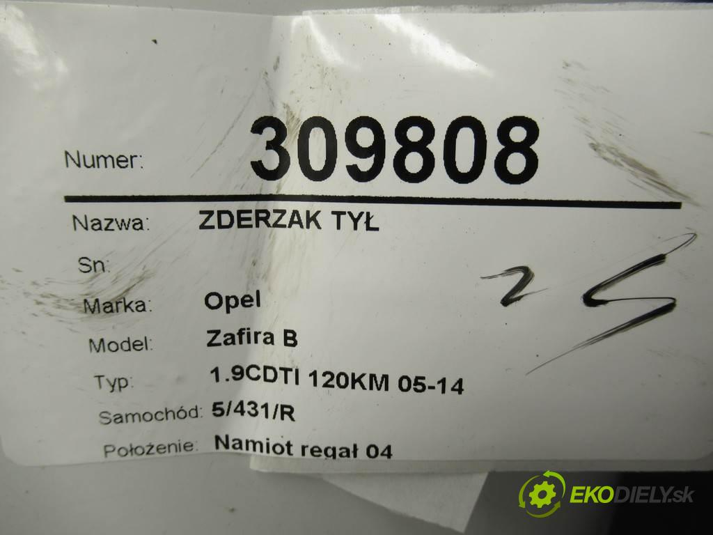 Opel Zafira B  2006 88 kW 1.9CDTI 120KM 05-14 1900 Nárazník zad  (Ostatné)