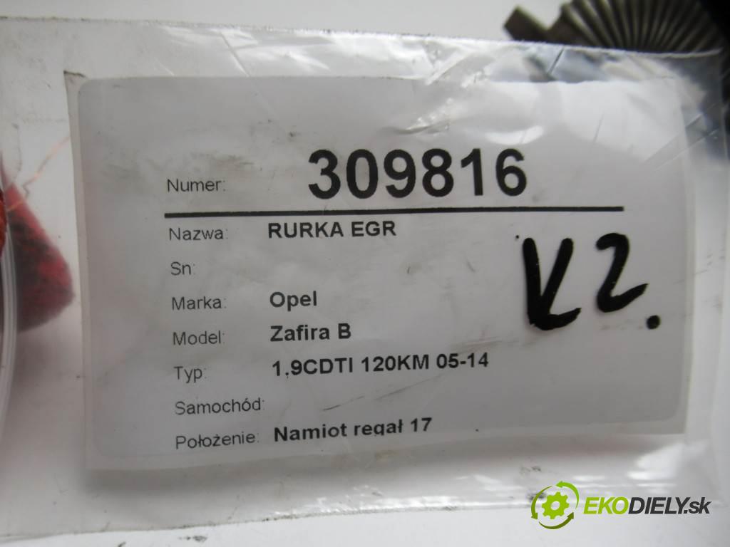 Opel Zafira B    1.9CDTI 120KM 05-14  rúrka EGR