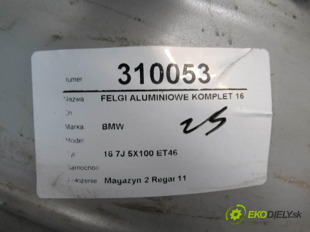 BMW     16 7J 5X100 ET46  disky hliníkové 16  (Hliníkové)