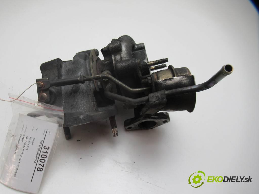 Nissan Almera N16  2000 81 kW HATCHBACK 3D 2.2DI 110KM 00-06 2200 Turbodúchadlo,turbo 144115M300 (Turbodúchadlá (kompletné))