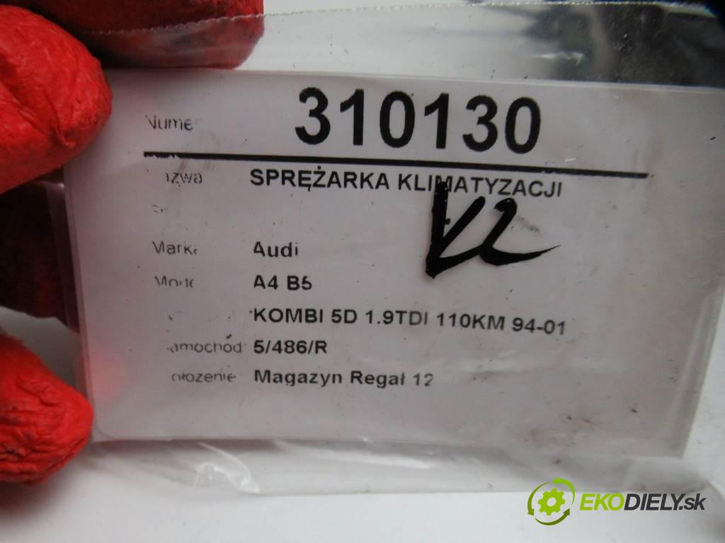 Audi A4 B5  1999 81 kW KOMBI 5D 1.9TDI 110KM 94-01 1900 Kompresor klimatizácie 8D0260805D (Kompresory klimatizácie)