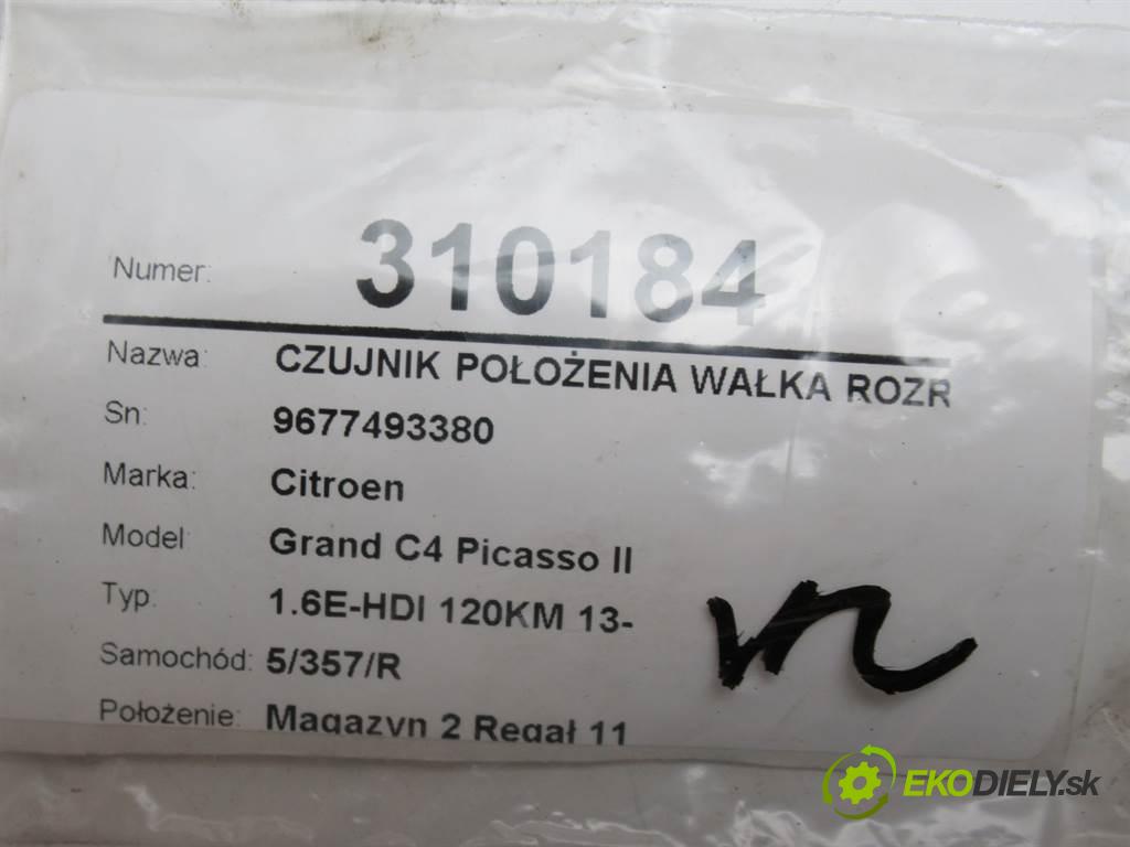 Citroen Grand C4 Picasso II  2017  1.6E-HDI 120KM 13- 1600 Snímač pozície vačkového hriadeľa 9677493380 (Snímače polohy kľuky, vačky)