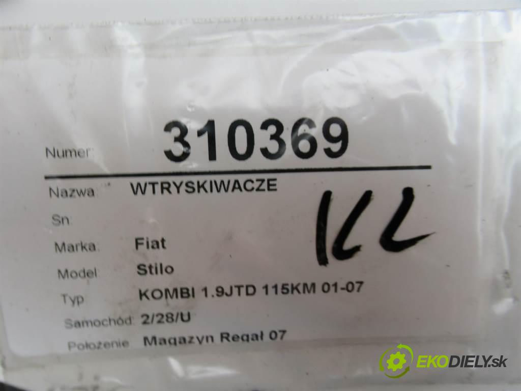 Fiat Stilo  2003 85 kW KOMBI 1.9JTD 115KM 01-07 1900 vstřikovací ventily 0445110119