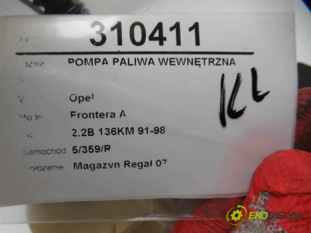 Opel Frontera A  1998  2.2B 136KM 91-98 2200 Pumpa paliva vnútorná 91147625 (Palivové pumpy, čerpadlá, plaváky)