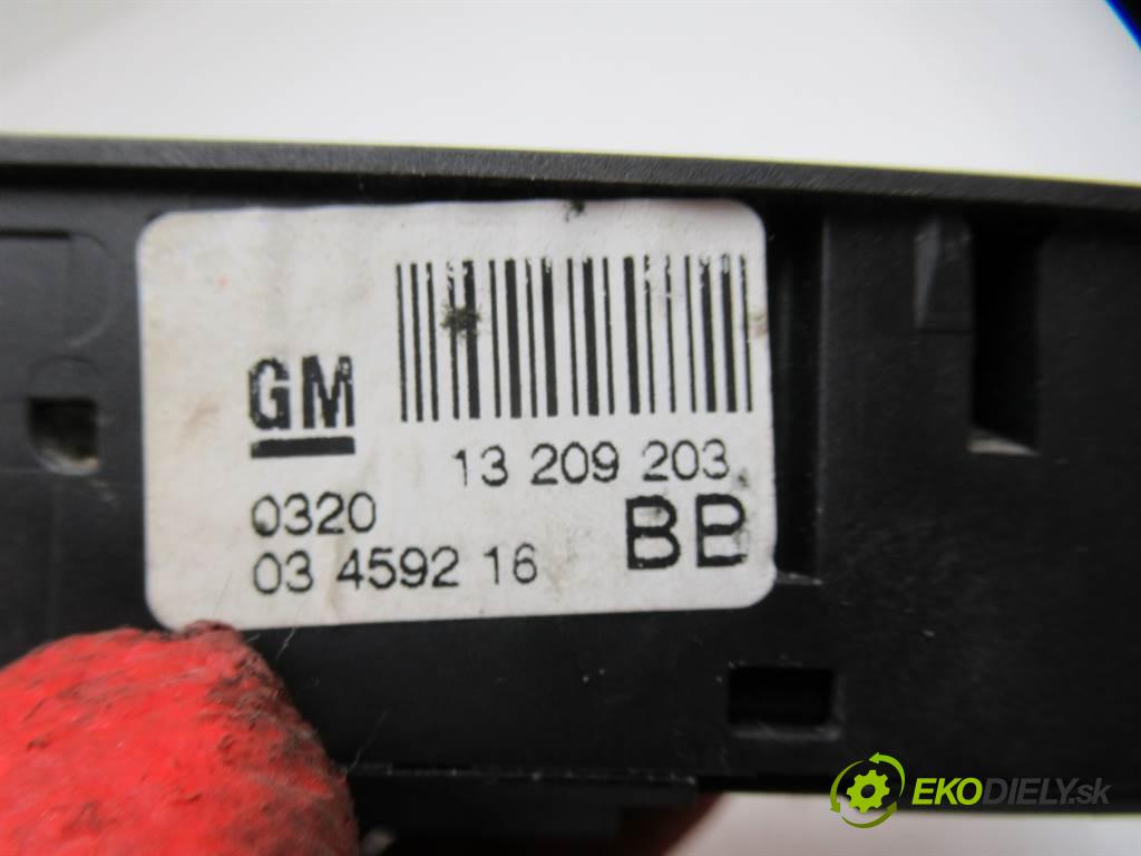 Opel Astra H  2006 88 kW GTC 1.9CDTI 120KM 04-14 1900 Prepínač okien 13209203BB (Prepínače, spínače, tlačidlá a ovládače kúrenia)