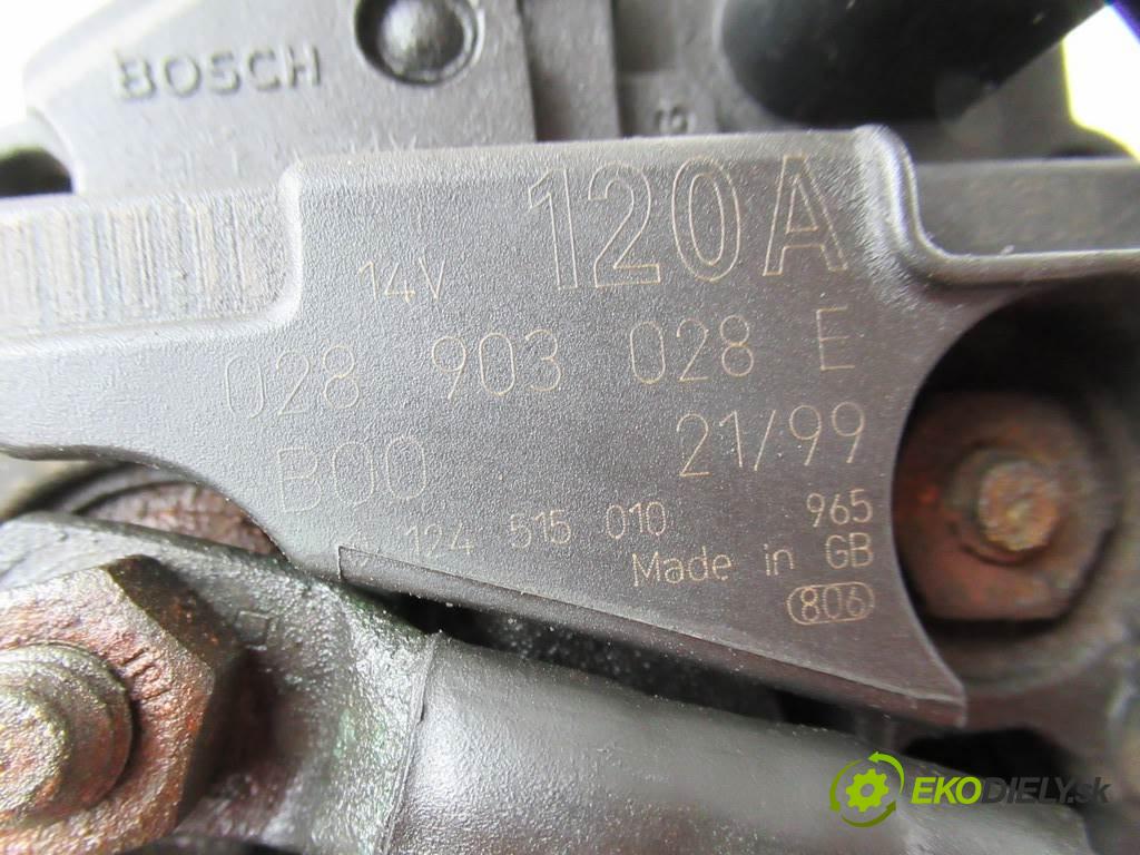 Skoda Octavia I  1999 66 kW KOMBI 5D 1.9TDI 90KM 96-00 1900 Alternátor 028903028E (Alternátory)