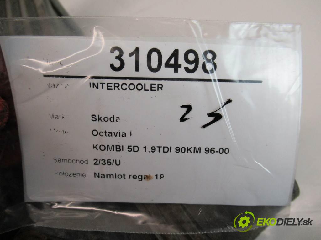 Skoda Octavia I  1999 66 kW KOMBI 5D 1.9TDI 90KM 96-00 1900 intercooler 1J0145803A (Chladiče nasávaného vzduchu (intercoolery))