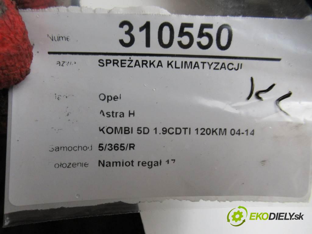 Opel Astra H  2007 88 kW KOMBI 5D 1.9CDTI 120KM 04-14 1900 kompresor klimatizace 13124752 (Kompresory)