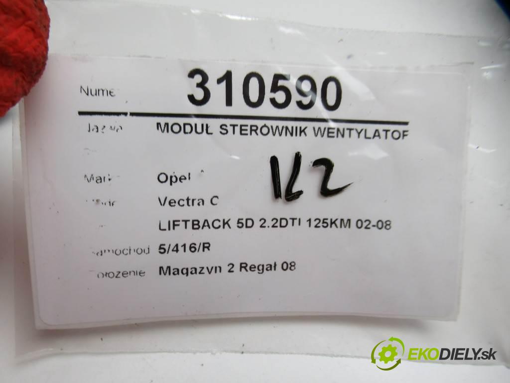 Opel Vectra C  2002 92 kW LIFTBACK 5D 2.2DTI 125KM 02-08 2200 Modul Riadiaca jednotka ventilátora 1379131 (Ostatné)