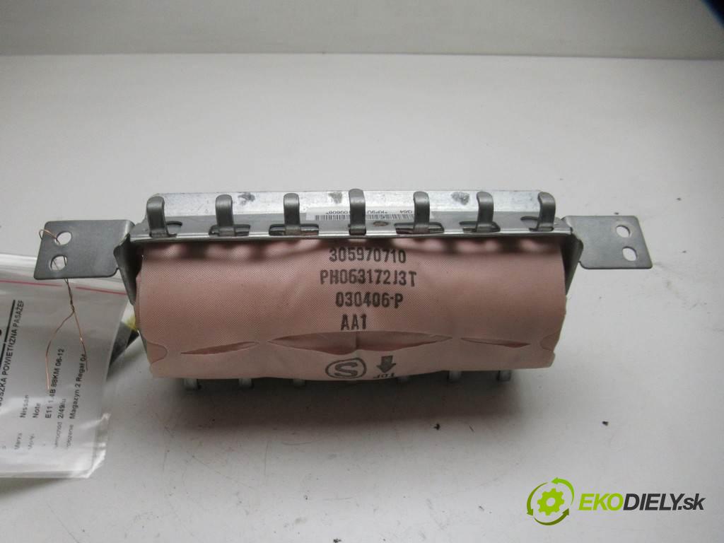 Nissan Note  2006 65 kW E11 1.4B 88KM 06-12 1400 AirBag spolujazdca 305970710 (Airbagy)