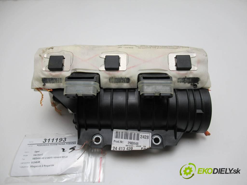 Opel Vectra C  2004 101KM SEDAN 4D 2.0DTI 101KM 02-05 2000 AirBag spolujazdca 24413420 (Airbagy)