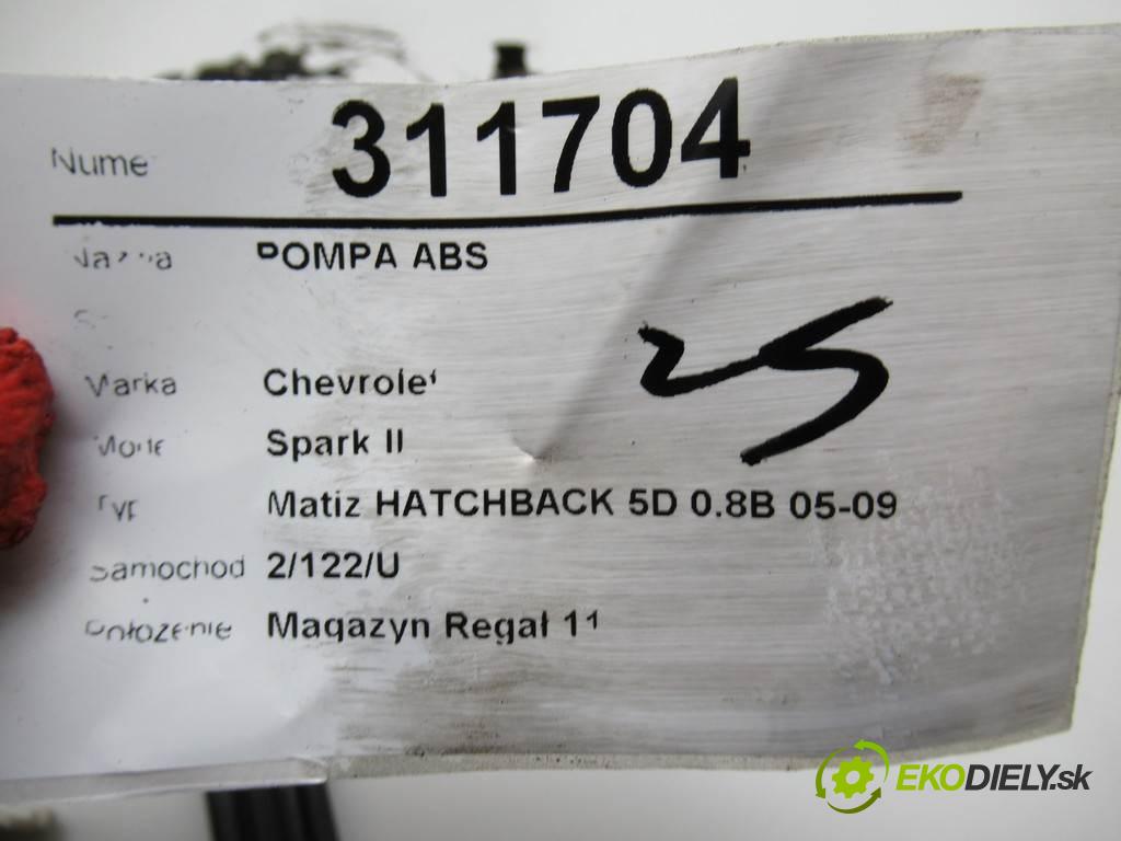 Chevrolet Spark II  2006 38 kW Matiz HATCHBACK 5D 0.8B 05-09 800 Pumpa ABS 96464491 (Pumpy ABS)