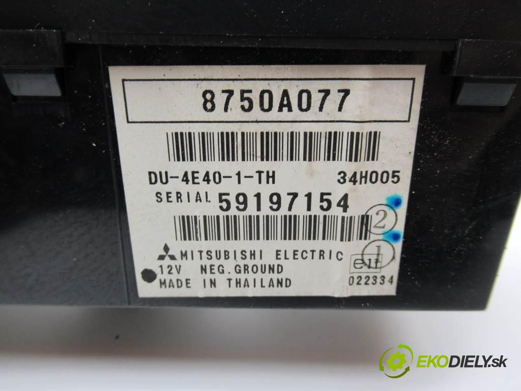 Mitsubishi Colt VI CZ3  2005  HATCHBACK 3D 1.3B 95KM 04-08 1300 Dislpej 8750A077 (Prístrojové dosky, displeje)