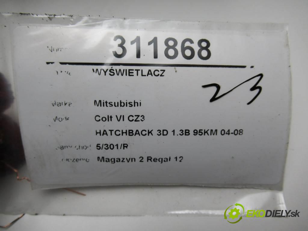 Mitsubishi Colt VI CZ3  2005  HATCHBACK 3D 1.3B 95KM 04-08 1300 Dislpej 8750A077 (Prístrojové dosky, displeje)