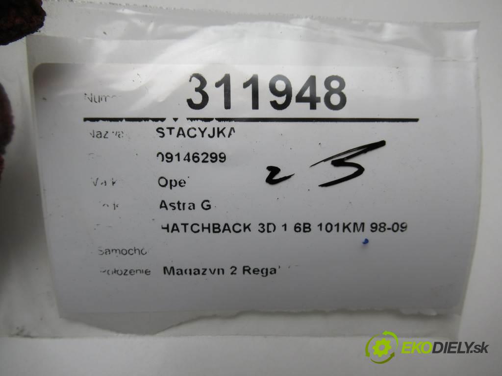Opel Astra G    HATCHBACK 3D 1.6B 101KM 98-09  spinačka 09146299 (Spínacie skrinky a kľúče)