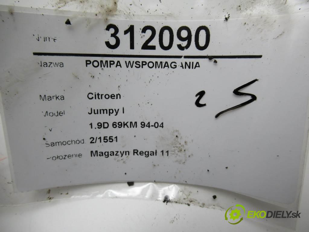 Citroen Jumpy I  2003 50 kW 1.9D 69KM 94-04 1900 Pumpa servočerpadlo 9640906580 (Servočerpadlá, pumpy riadenia)