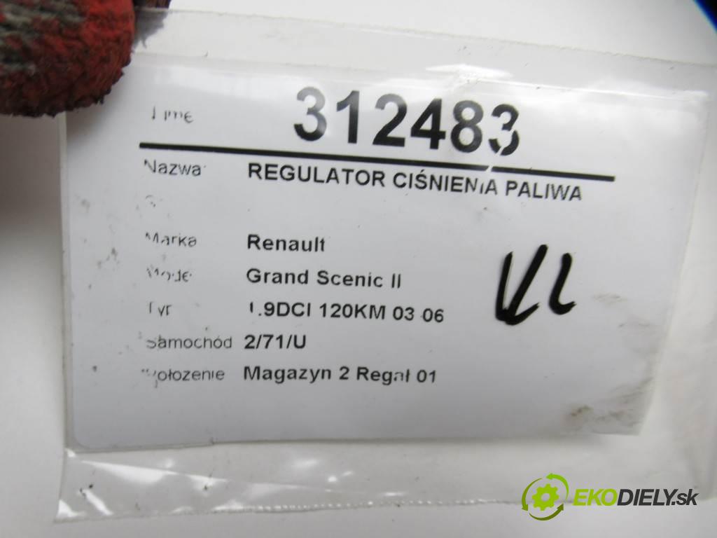 Renault Grand Scenic II  2005 88 kW 1.9DCI 120KM 03-06 1900 Regulátor tlaku paliva  (Ostatné)