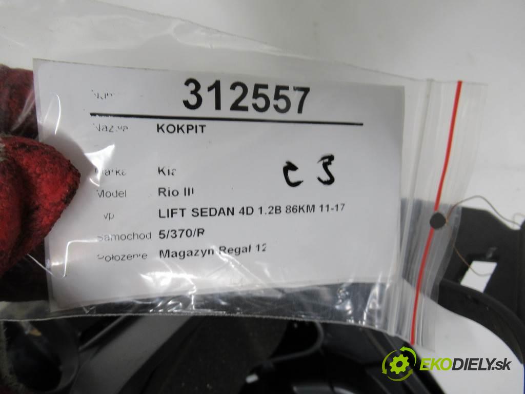 Kia Rio III  2015 62 kW LIFT SEDAN 4D 1.2B 86KM 11-17 1248 Palubná doska  (Palubné dosky)