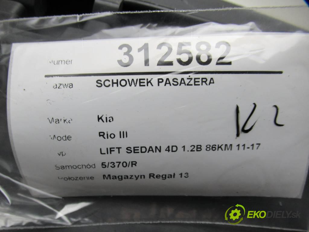 Kia Rio III  2015 62 kW LIFT SEDAN 4D 1.2B 86KM 11-17 1248 Priehradka, kastlík spolujazdca 84510-1W310 (Priehradky, kastlíky)