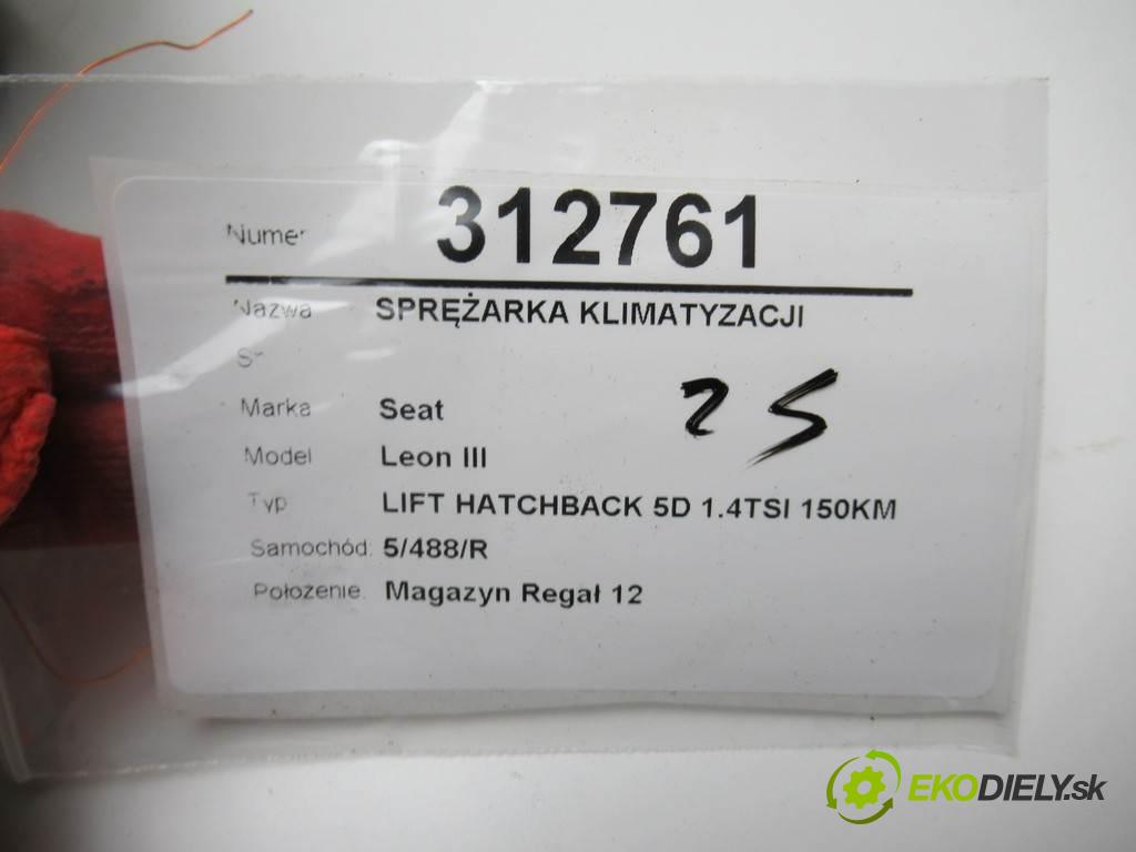 Seat Leon III  2018  LIFT HATCHBACK 5D 1.4TSI 150KM 12-20 1400 kompresor klimatizace 5Q0816803B (Kompresory)