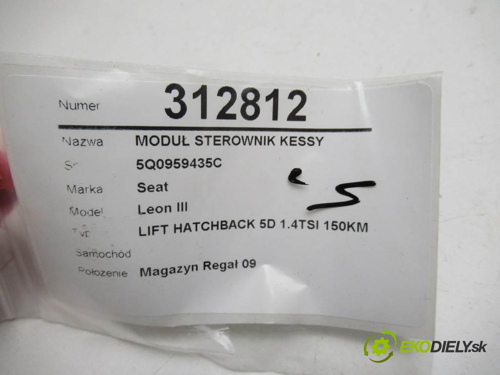 Seat Leon III    LIFT HATCHBACK 5D 1.4TSI 150KM 12-20  modul řídící jednotka KESSY 5Q0959435C