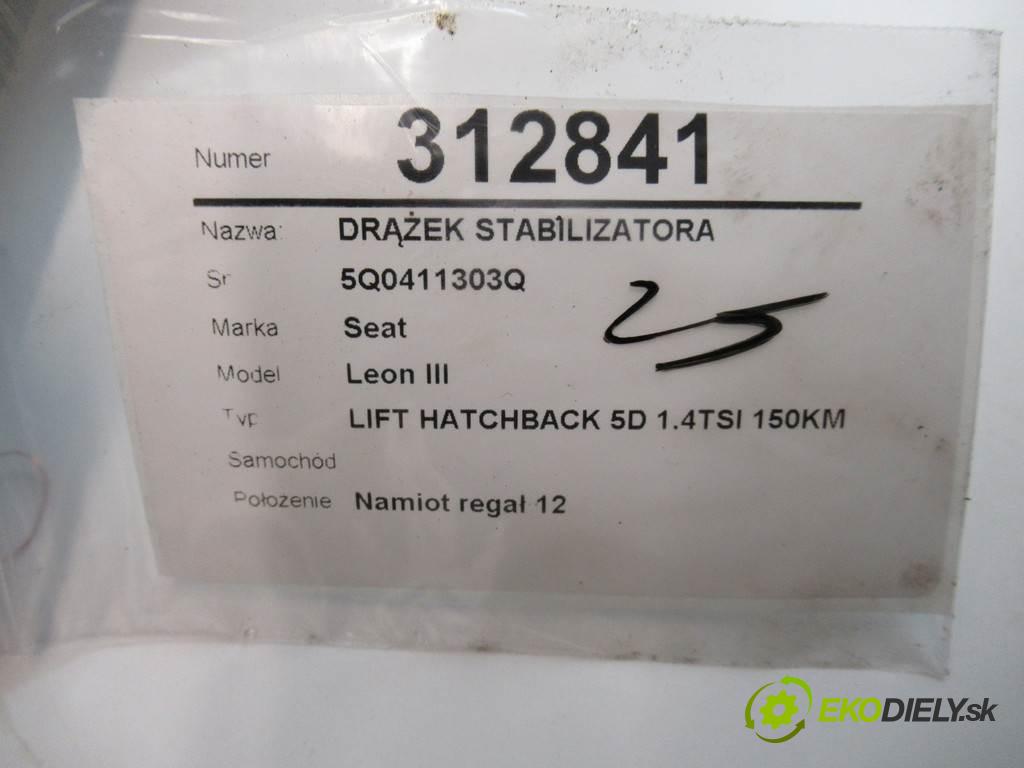 Seat Leon III    LIFT HATCHBACK 5D 1.4TSI 150KM 12-20  Tyč stabilizátora 5Q0411303Q (Tyče stabilizátora)
