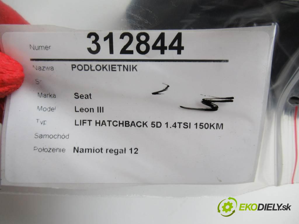 Seat Leon III    LIFT HATCHBACK 5D 1.4TSI 150KM 12-20  Lakťová opierka 5F0864207C
