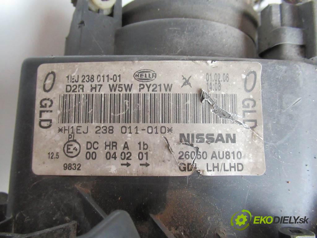 Nissan Primera P12  2002 102 kW SEDAN 4D 2.2DCI 139KM 02-07 2200 Svetlomet ľavy 26060AU810 (Ostatné)