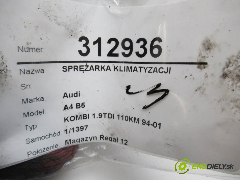 Audi A4 B5  1996 81 kW KOMBI 1.9TDI 110KM 94-01 1900 Kompresor klimatizácie 8D0260805D (Kompresory klimatizácie)