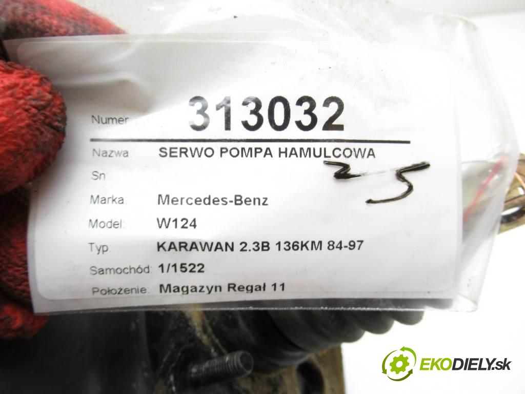Mercedes-Benz W124  1991 97 kW KARAWAN 2.3B 136KM 84-97 2300 Posilovač Pumpa brzdová 0034304930 (Posilňovače bŕzd)
