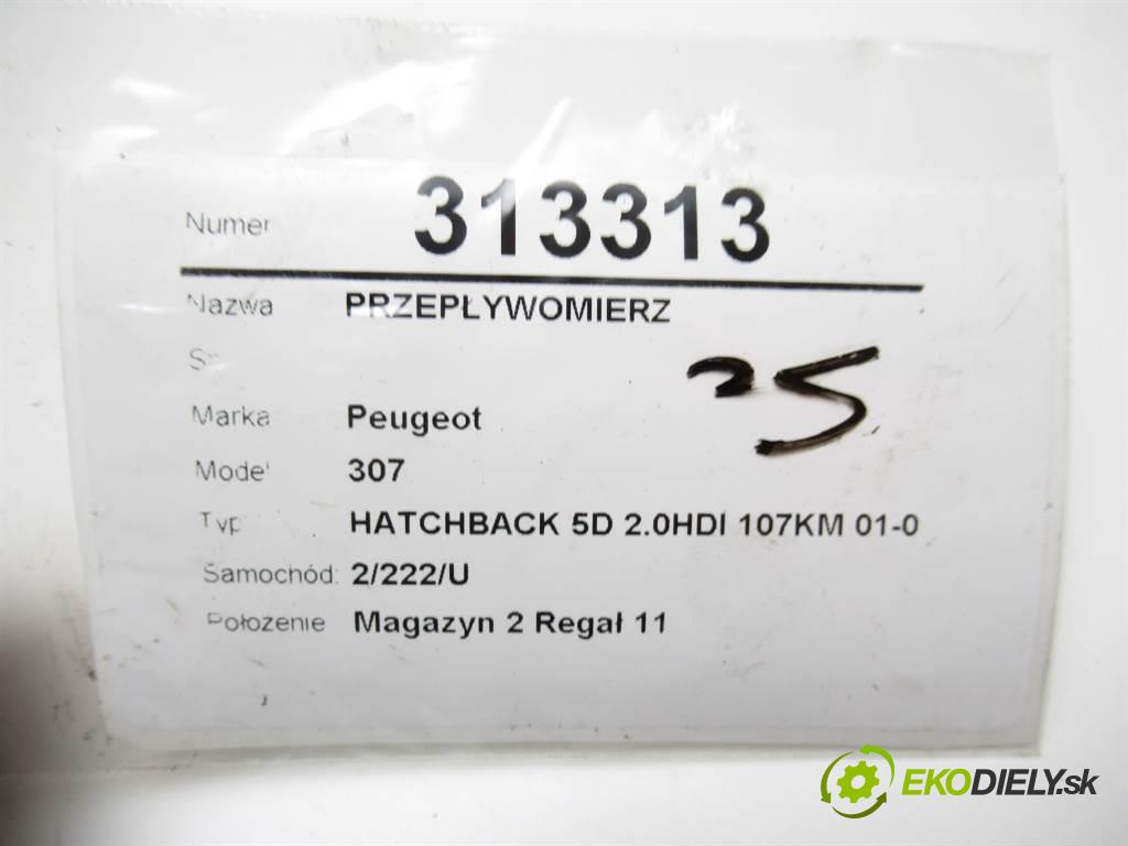 Peugeot 307  2001 79 kW HATCHBACK 5D 2.0HDI 107KM 01-05 2000 váha vzduchu 5WK9621 (Váhy vzduchu)
