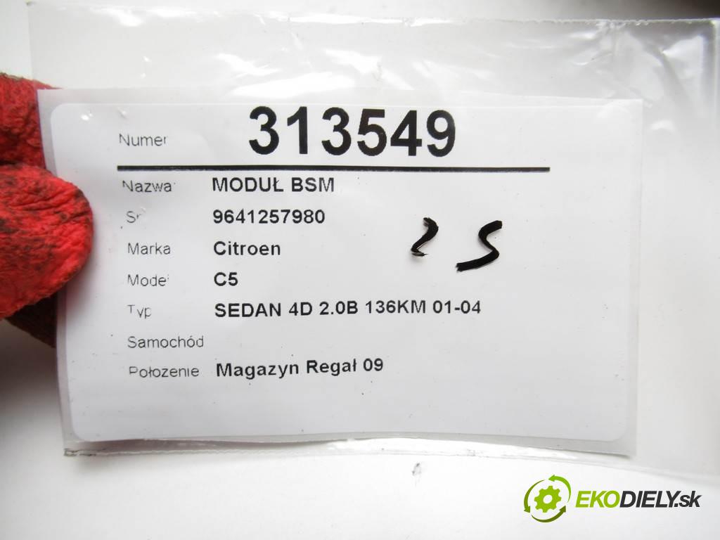 Citroen C5    SEDAN 4D 2.0B 136KM 01-04  modul BSM 9641257980 (Ostatní)