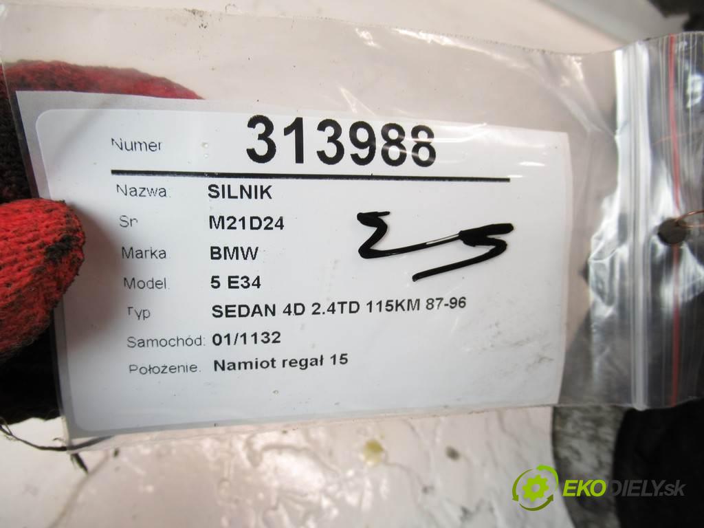 BMW 5 E34  1988  SEDAN 4D 2.4TD 115KM 87-96 2500 Motor M21D24 (Motory (kompletné))