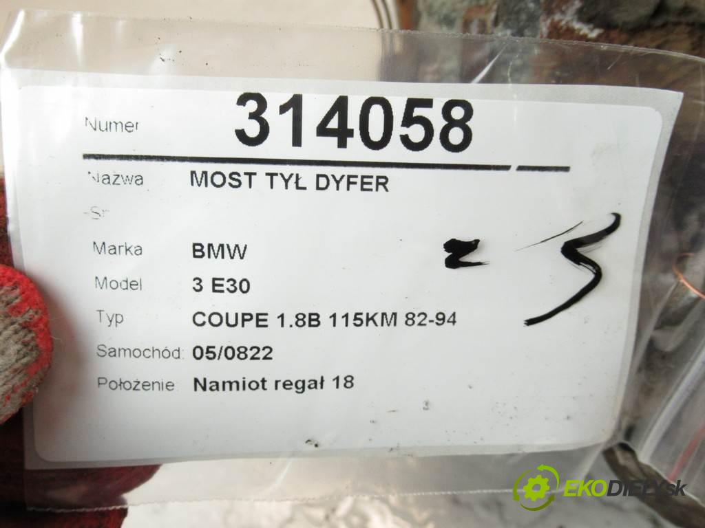 BMW 3 E30  1988  COUPE 1.8B 115KM 82-94 1800 Most zadní část diferenciál  (Zadní)