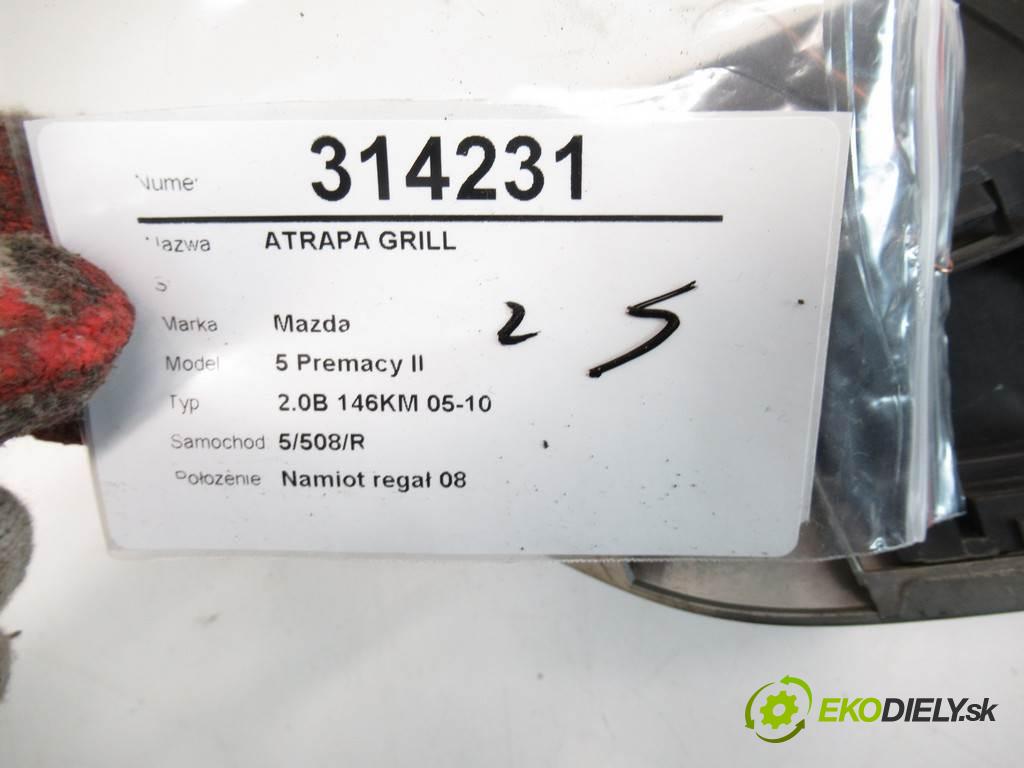 Mazda 5 Premacy II  2006 107 kW 2.0B 146KM 05-10 2000 mřížka maska C23550711 (Mřížky (masky) chladičů)