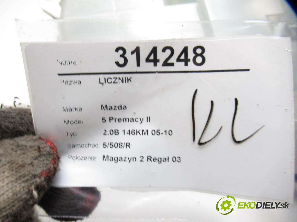 Mazda 5 Premacy II  2006 107 kW 2.0B 146KM 05-10 2000 Prístrojovka CDCC33B (Prístrojové dosky, displeje)