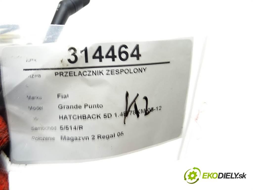 Fiat Grande Punto  2008 57 kW HATCHBACK 5D 1.4B 78KM 05-12 1400 Prepínač kombinovaný 7354719340 (Prepínače, spínače, tlačidlá a ovládače kúrenia)
