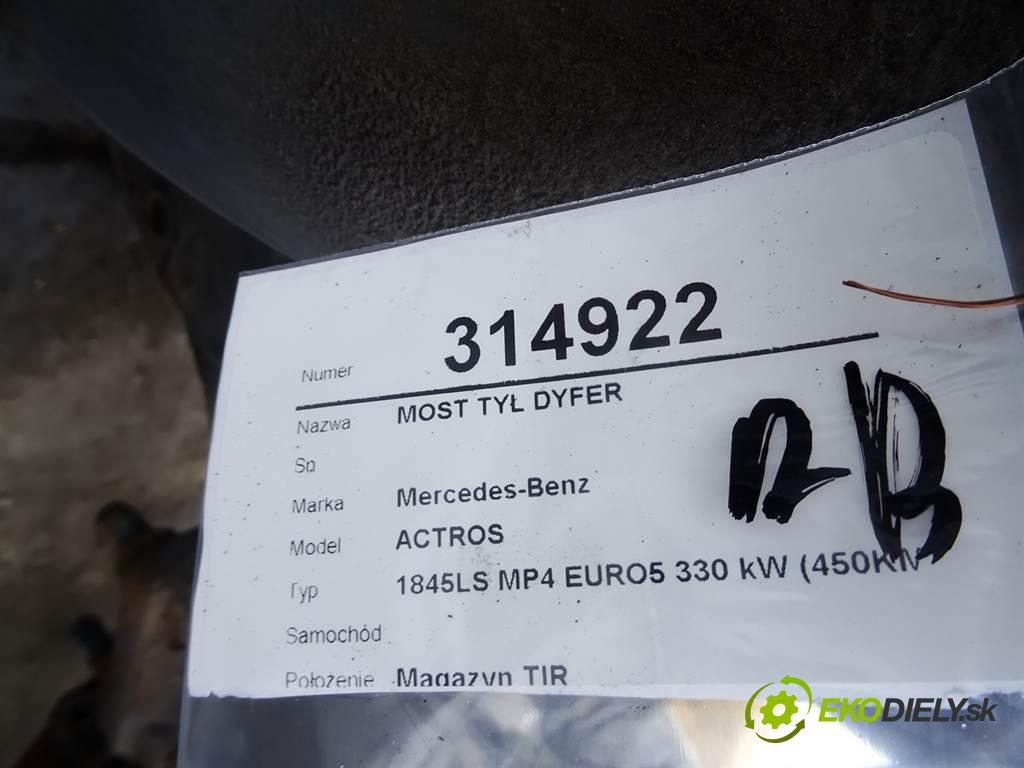 Mercedes-Benz ACTROS    1845LS MP4 EURO5 330 kW (450KM)  Most zad ,diferenciál  (Zadné)